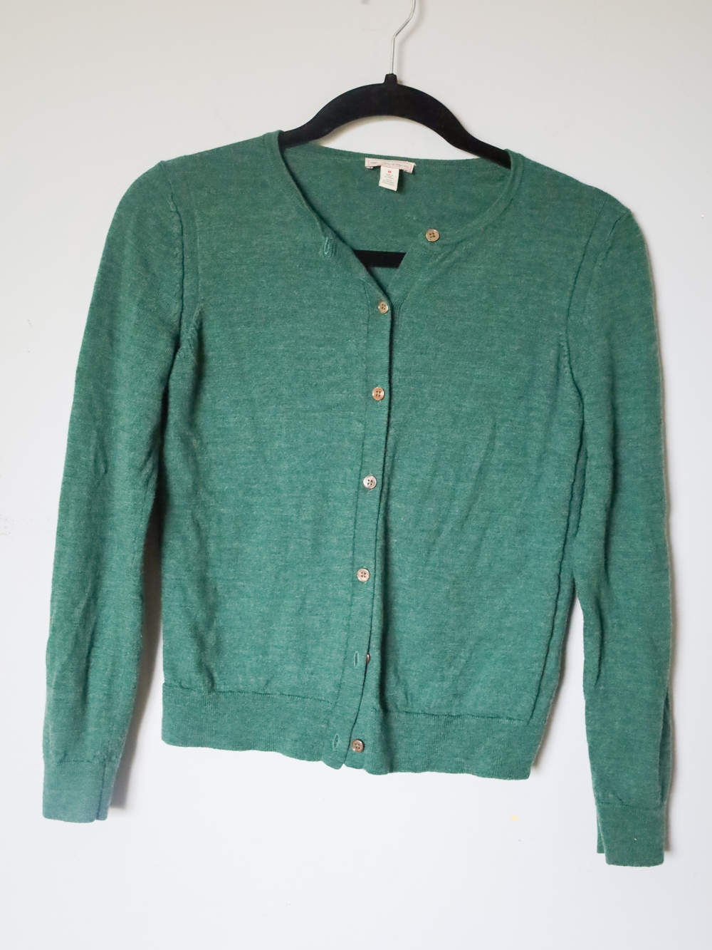 GAP Green Button-Up Women's Cardigan